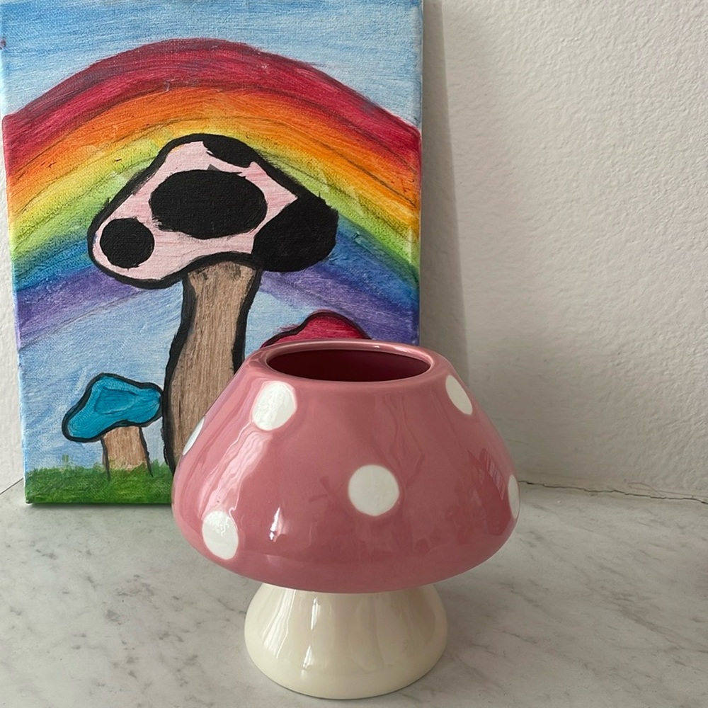 mushroom 🍄 makeup brushes holder